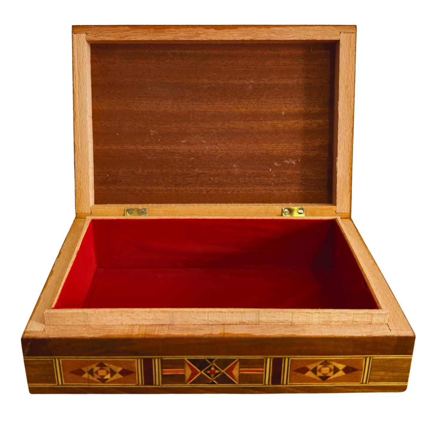 Caja artesanal de mosaico para joyas, incrustación de nácar, cofre de madera de lujo para recuerdos, arte damasceno -Edición Limitada-