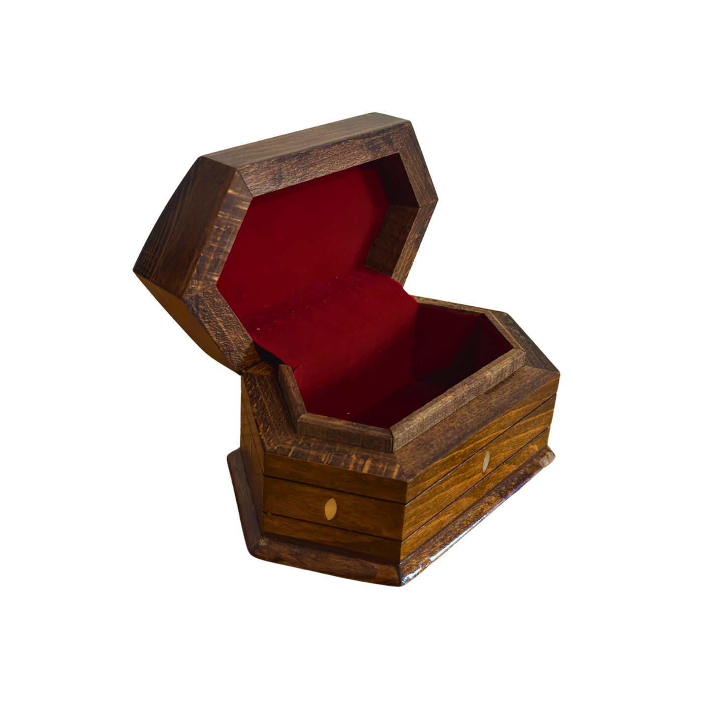 Caja de Madera de Haya Tallada a Mano con Nácar y Forro de Terciopelo – Diseño Oriental Atemporal