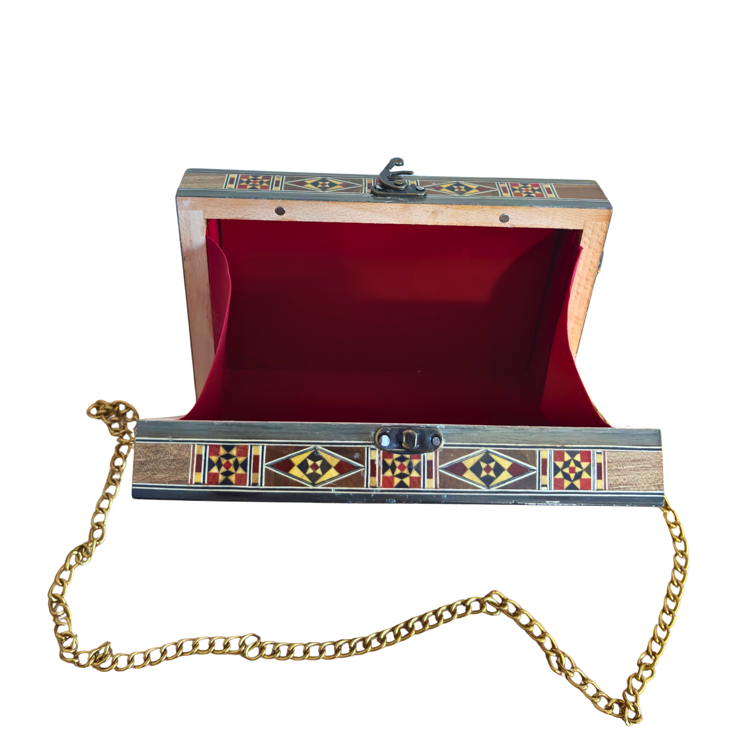 Bolso Damasquino con Nácar – Elegancia Oriental Hecha a Mano