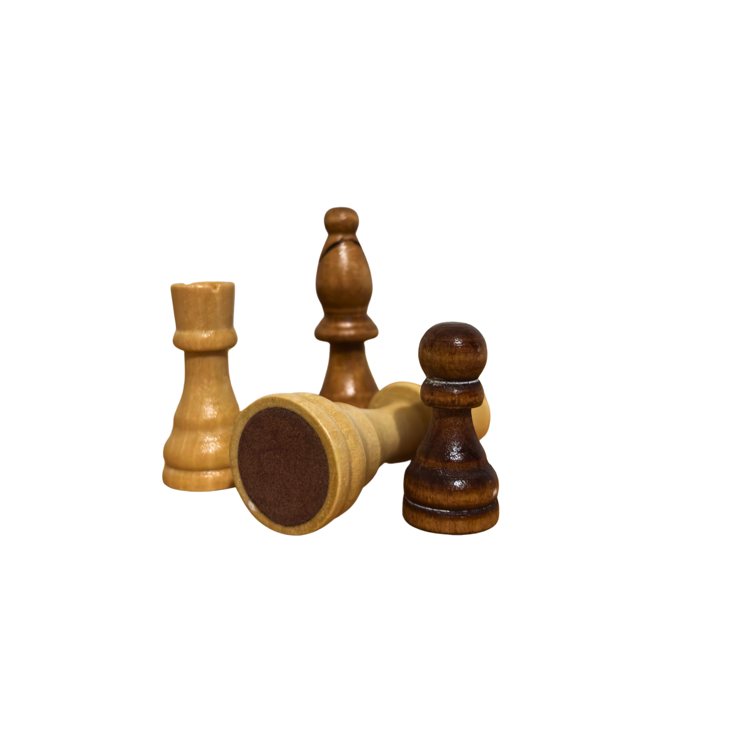 Juego de Piezas de Ajedrez de Madera Hecho a Mano – Artesanía Atemporal
