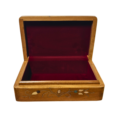 Damasceńska Szkatułka Luksusowa – Masa Perłowa & Aksamit