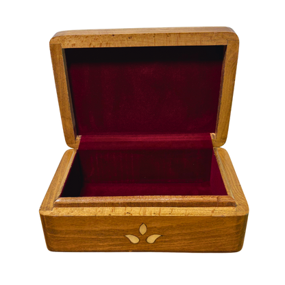 El Yapımı Şam Lüks Kutusu – Sedef & Kadife Zarafeti