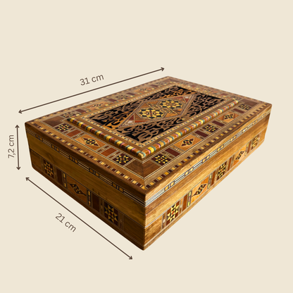 Caja Damasquina de Joyas y Recuerdos – Elegancia Artesanal
