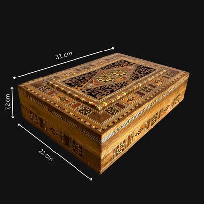 Caja Damasquina de Joyas y Recuerdos – Elegancia Artesanal