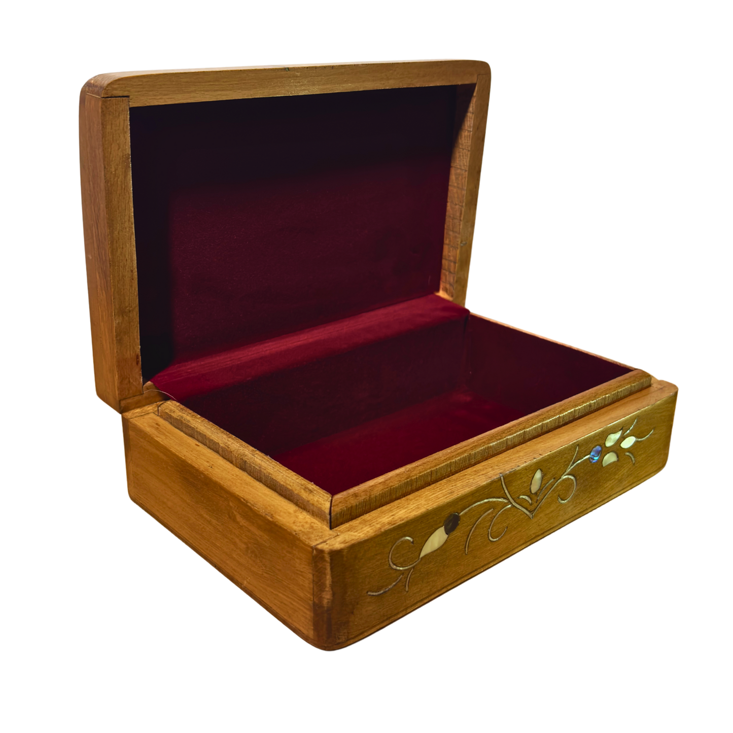 Damasceńska Szkatułka Luksusowa – Masa Perłowa & Aksamit