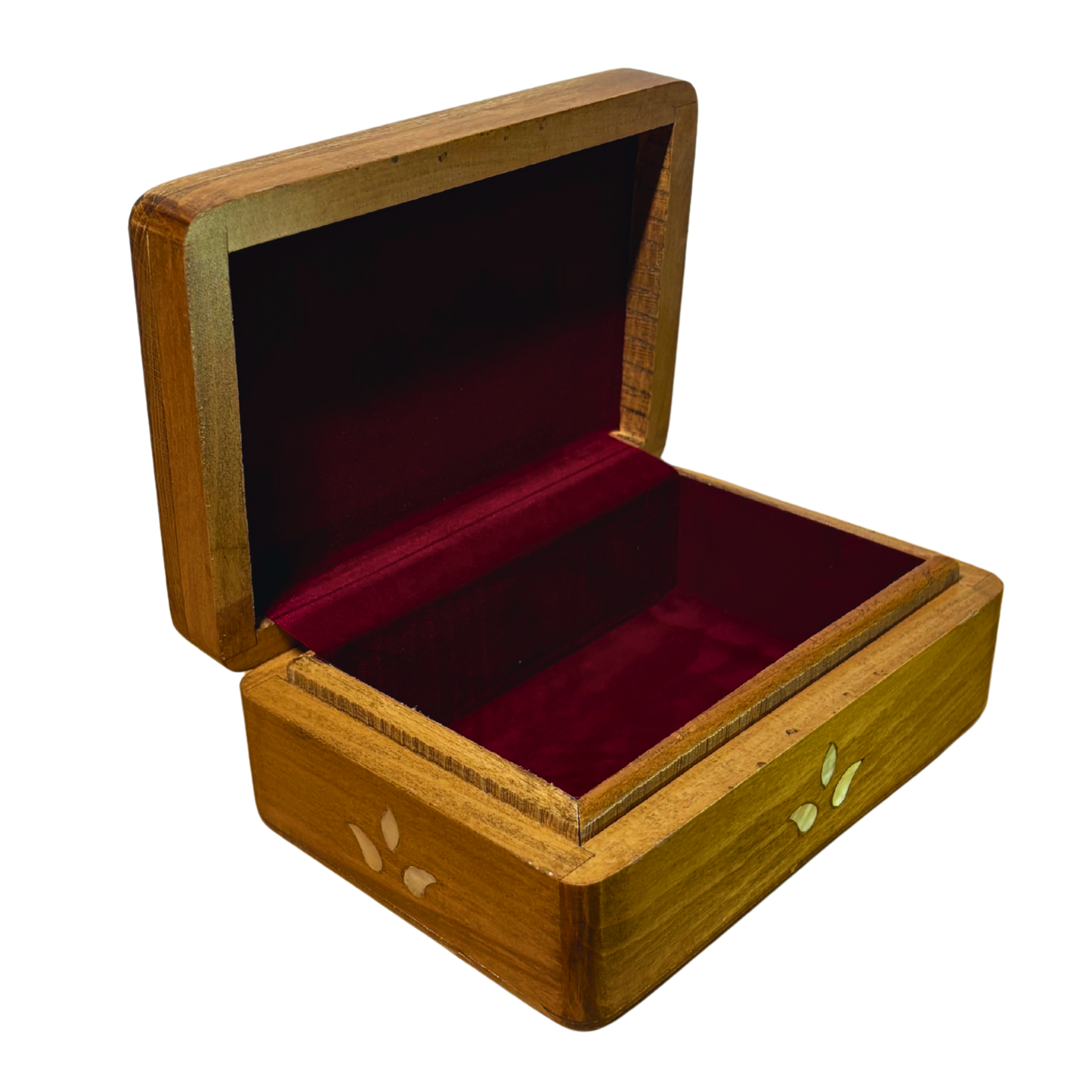 El Yapımı Şam Lüks Kutusu – Sedef & Kadife Zarafeti