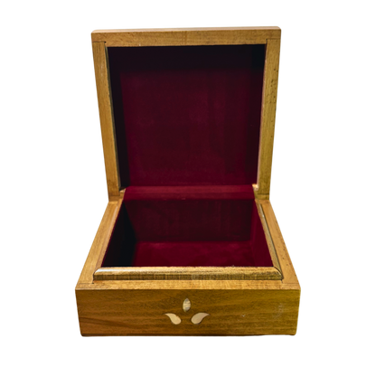 Scatola Damaschina di Lusso Artigianale – Madreperla & Velluto