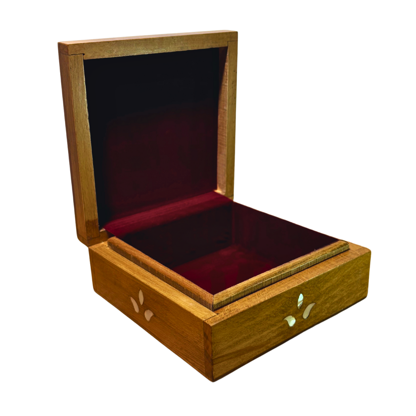 Scatola Damaschina di Lusso Artigianale – Madreperla & Velluto