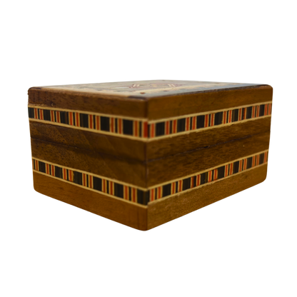 Caja de Anillo en Mosaico Artesanal de Damasco – Arte Tradicional y Terciopelo